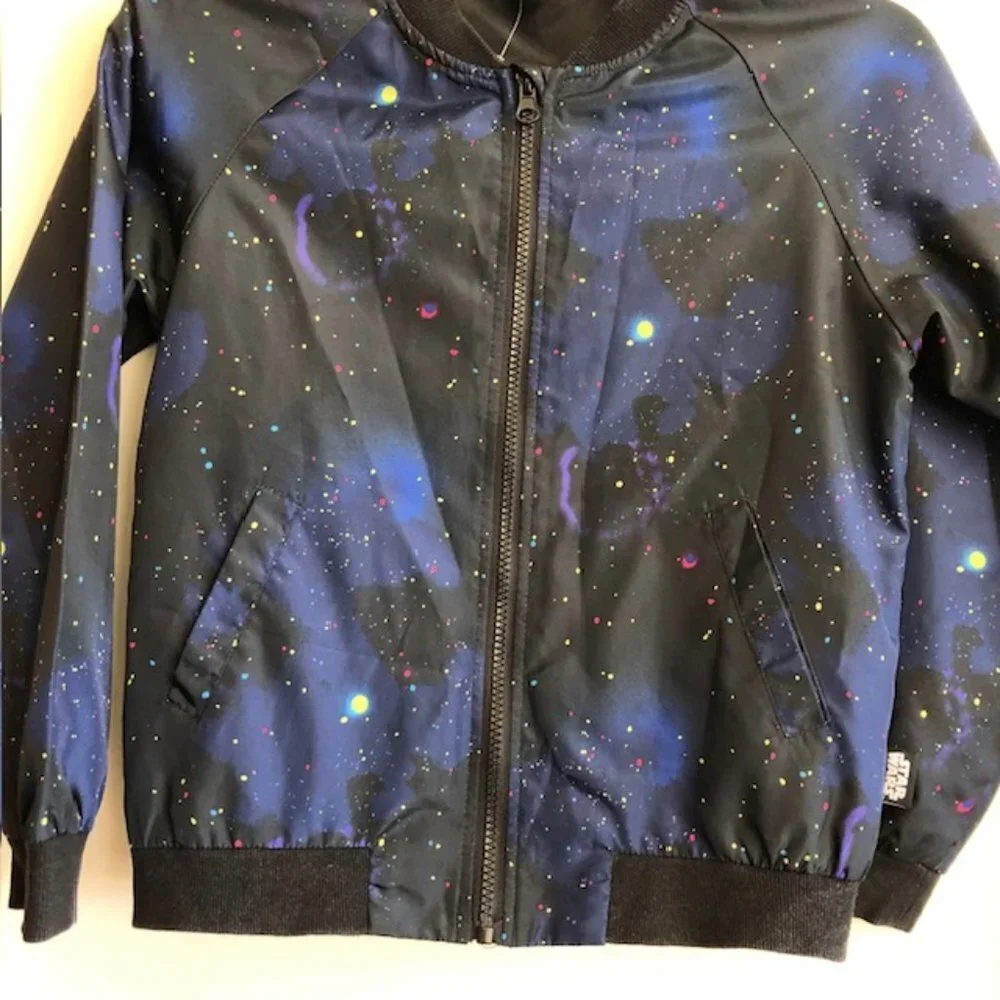 DISNEY STAR WARS Kids Galaxy Bomber Lightweight Jacket 7/8